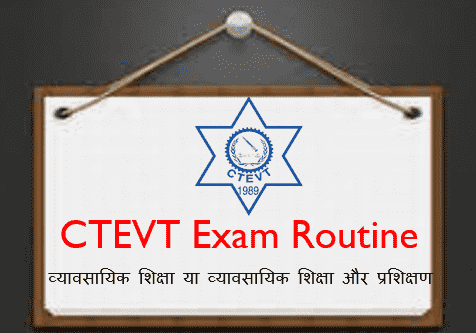 ctevt.org.np Exam Routine 2077